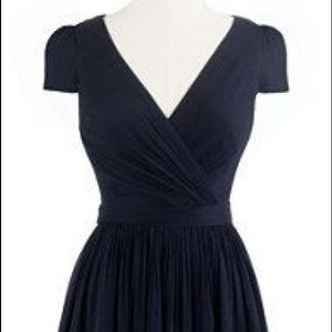 J crew mirabelle bridesmaid dress navy